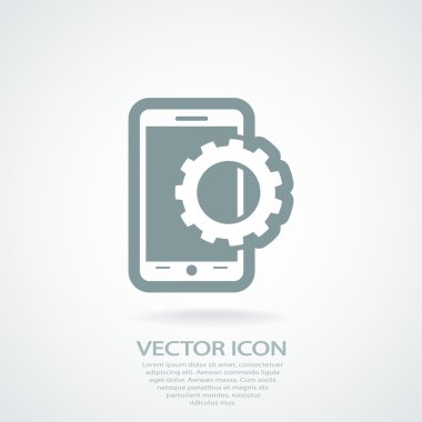 parametreleri ayarlama, mobil akıllı telefon simgesi