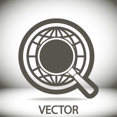 Dünya Büyüteç arama simgesi