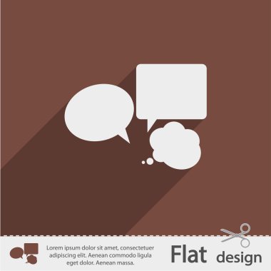 konuşma balonları simgesi