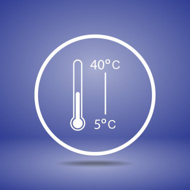 Termometre simgesi tasarım