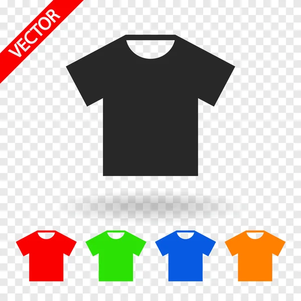 Tshirt-ikonikonen — Stock vektor