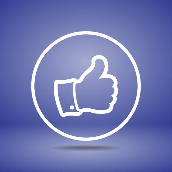 Значок "Палец вверх"
