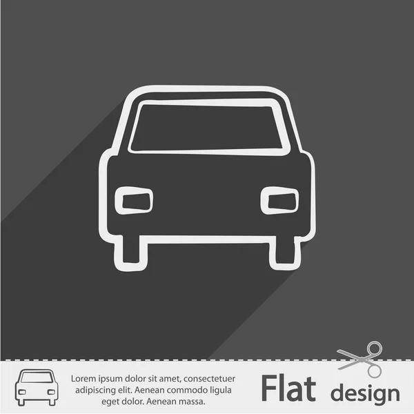 Icono del coche — Vector de stock