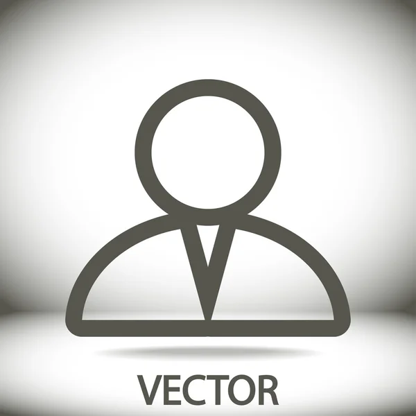 Icono del hombre de negocios — Vector de stock