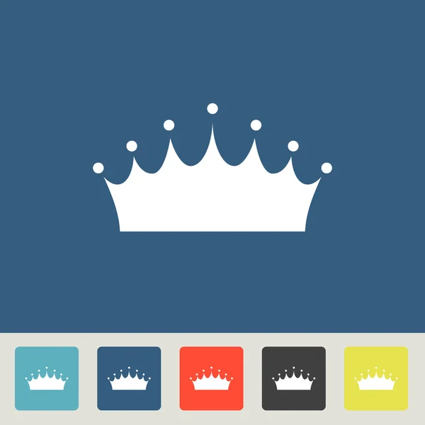 Crown icon design — Stock Vector