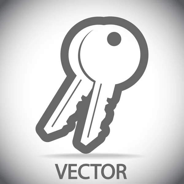 Design de ícone chave — Vetor de Stock