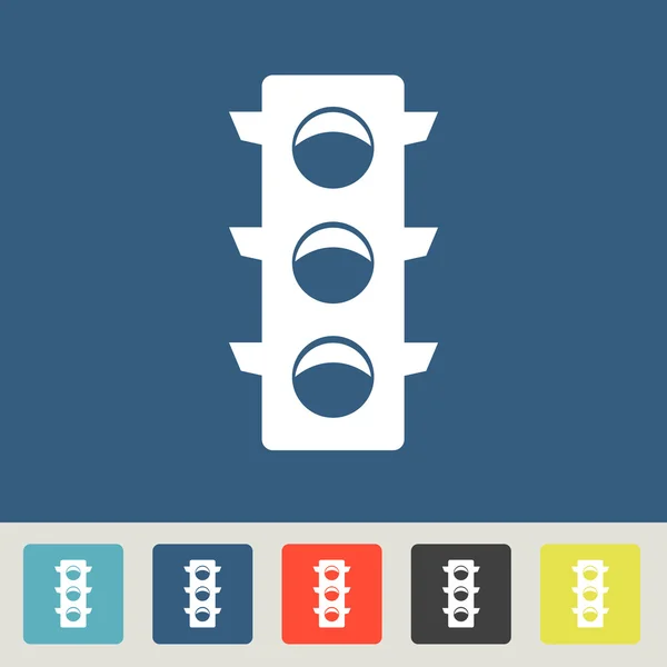 Traffic lights icon set — Stock Vector