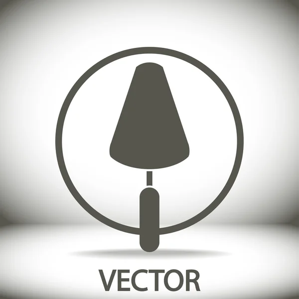 Diseño de diseño de icono de paleta — Vector de stock