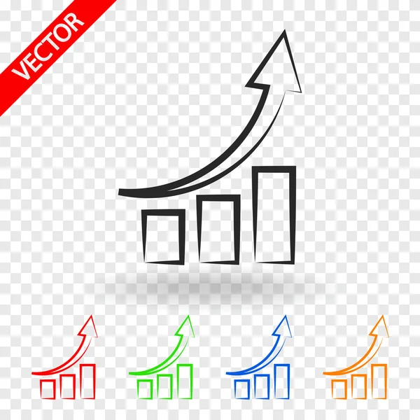 Infographic, chart icon — Stock Vector