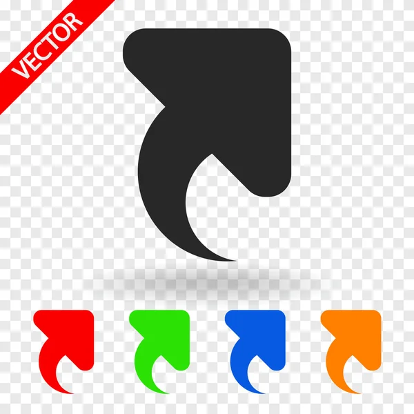 Omhoog pijlpictogram — Stockvector