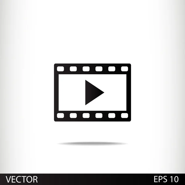 Conception d'icône vidéo — Image vectorielle