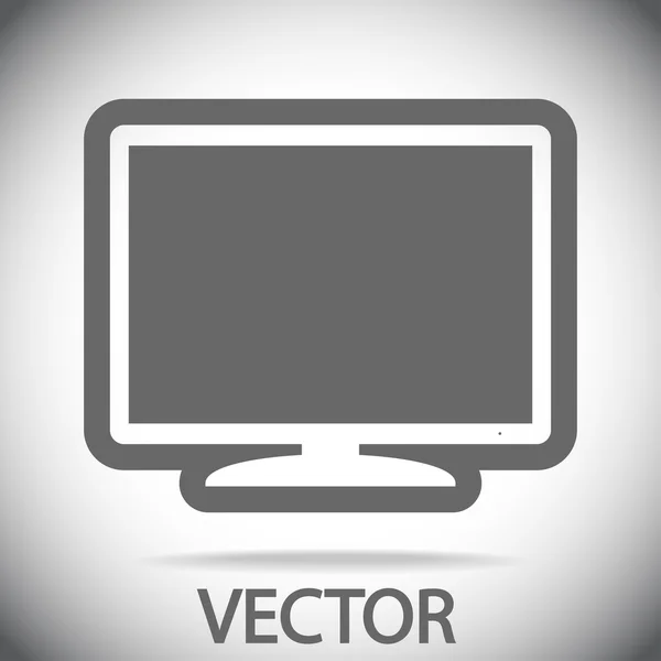 Icona del monitor — Vettoriale Stock