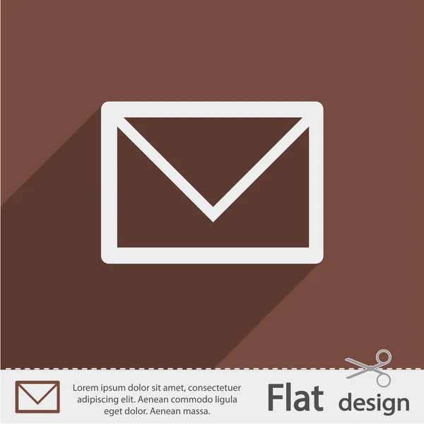 Pictogram envelop post — Stockvector