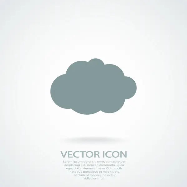 Cloud icon — Stock Vector