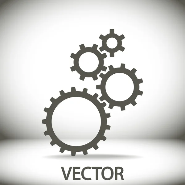 Versnellingen Ikoon — Stockvector