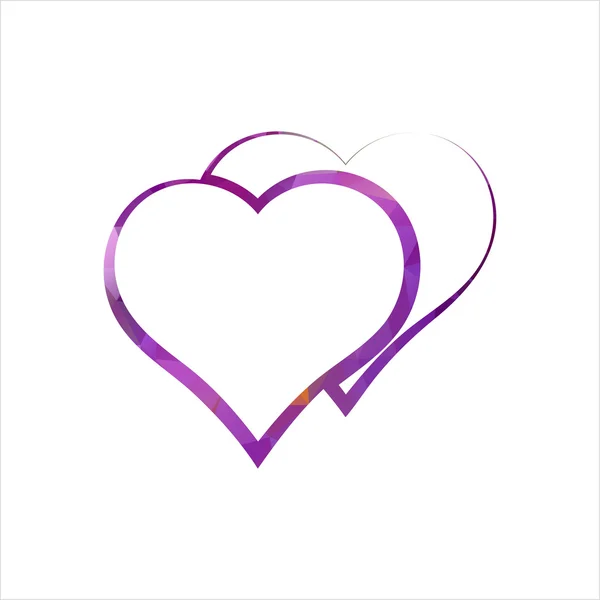 Icono del corazón — Vector de stock