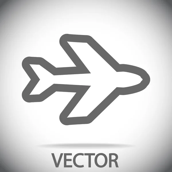 Simbolul avionului — Vector de stoc