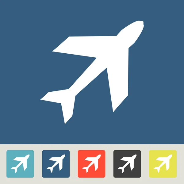 Airplane symbols icon — Stock Vector