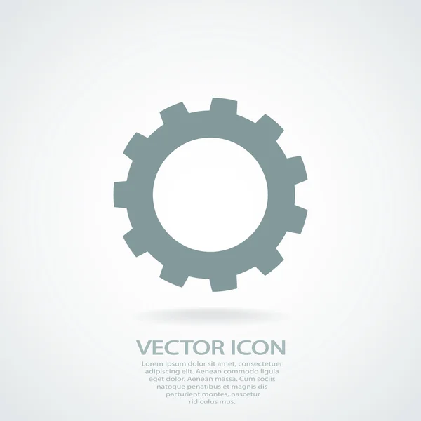 Versnellingen Ikoon — Stockvector