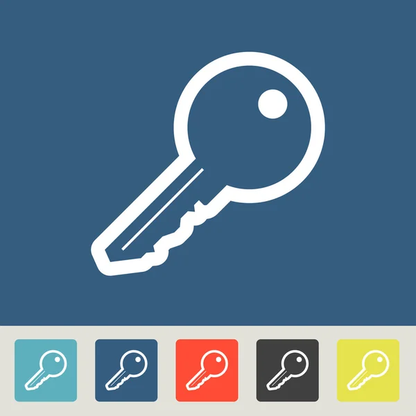 Icônes clés ensemble — Image vectorielle