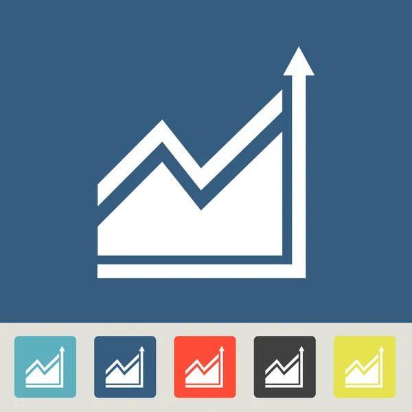 Infographic, grafiek pictogram — Stockvector