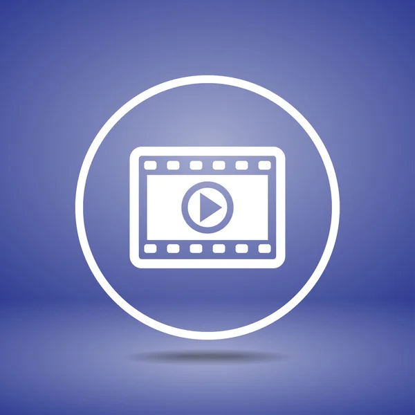 Video pictogram ontwerp — Stockvector