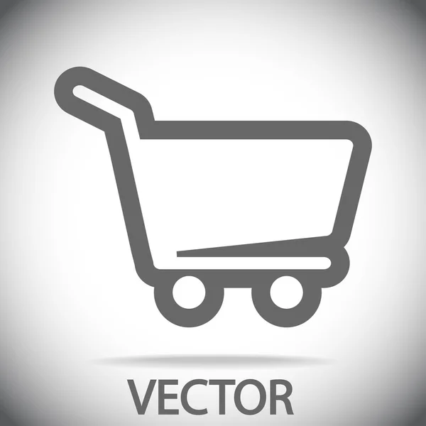 Ícone do carrinho de compras — Vetor de Stock