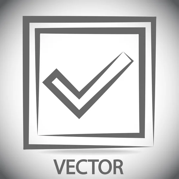 Marca de verificação — Vetor de Stock