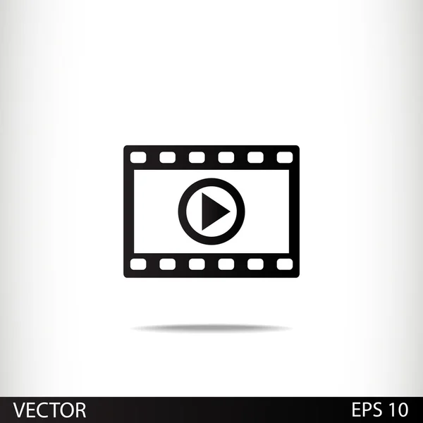 Diseño de iconos de vídeo — Vector de stock