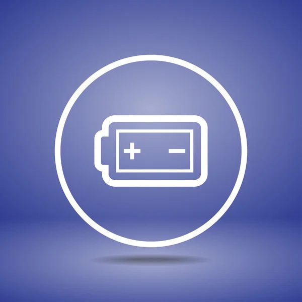 Batterij lading pictogram — Stockvector