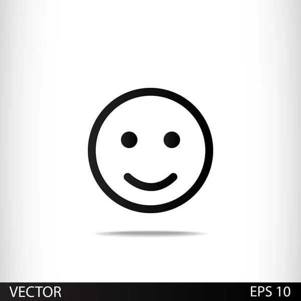 Sonrisa icono de diseño — Vector de stock