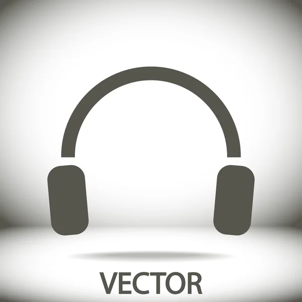 Hoofdtelefoon pictogram — Stockvector