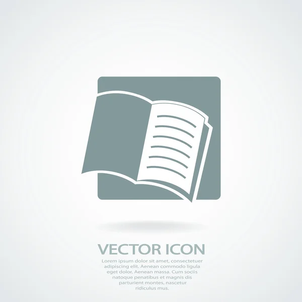 Libro abierto — Vector de stock