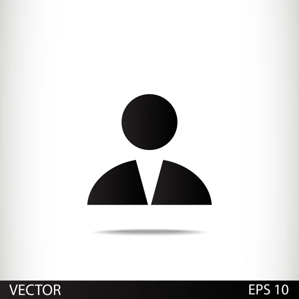 Icono del hombre de negocios — Vector de stock