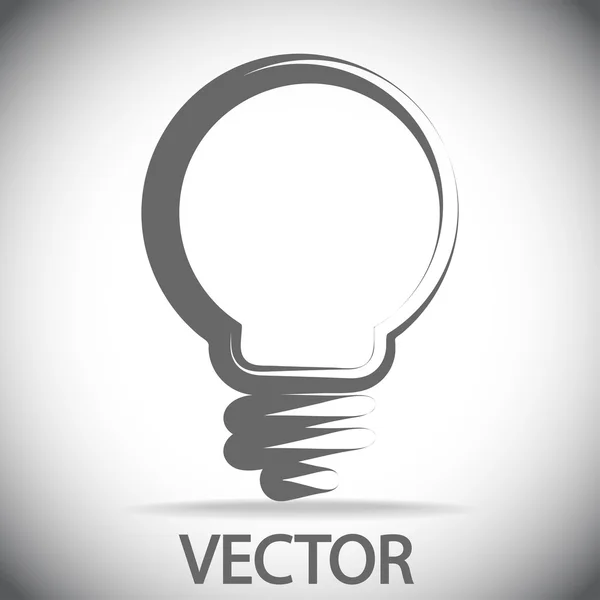 Light bulb icon — Stock Vector