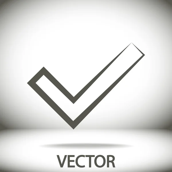 Marca de verificación — Vector de stock