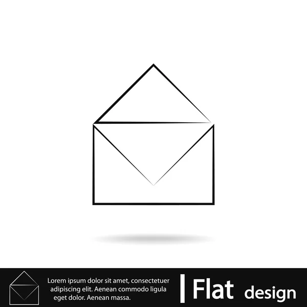 Pictogram envelop post — Stockvector