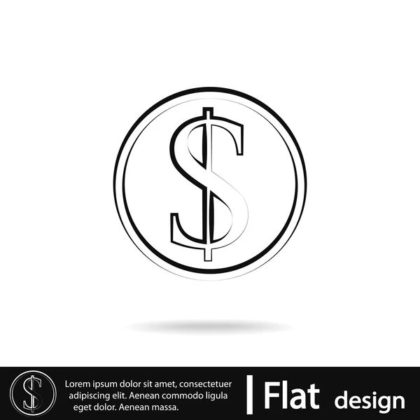 Money icon design — Stock Vector