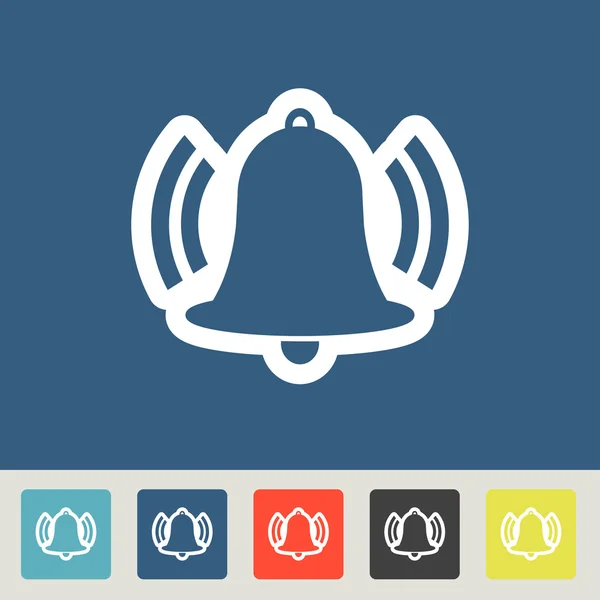 Set di icone a campana — Vettoriale Stock