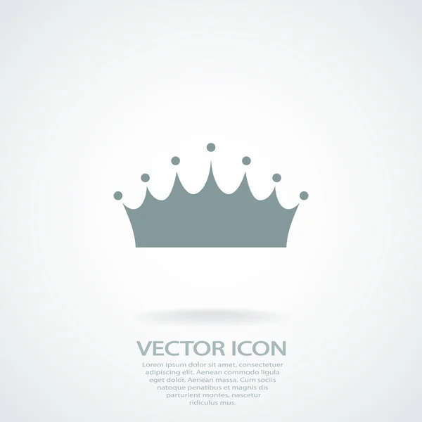 Icono de corona — Vector de stock