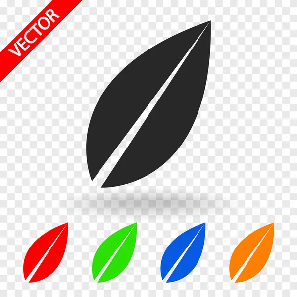 Icono de hoja — Vector de stock