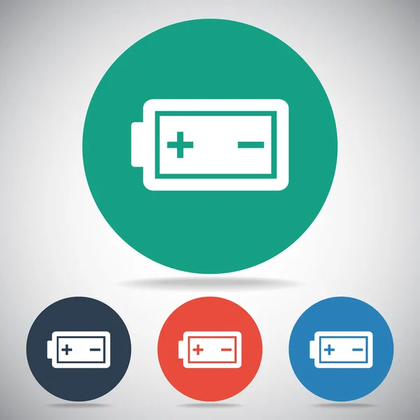 Icône de charge de batterie — Image vectorielle