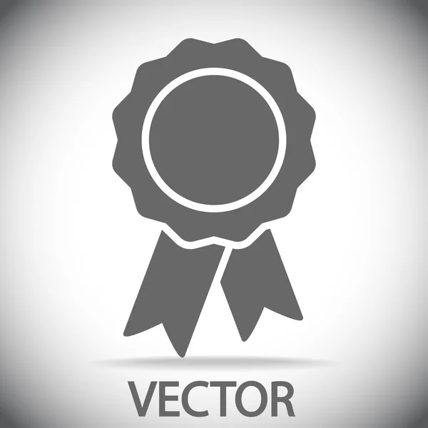 Distintivo com ícone de fitas — Vetor de Stock