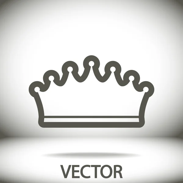 Korunní ikona — Stockový vektor