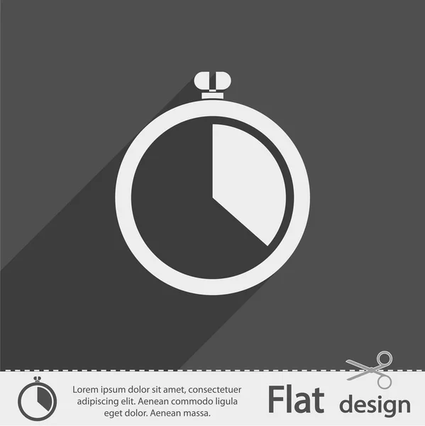 Stopwatch pictogram — Stockvector