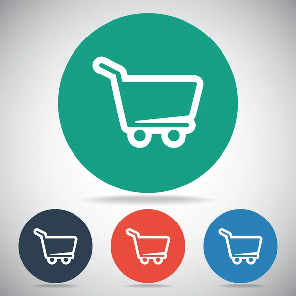 Shopping basket icon — Stock Vector