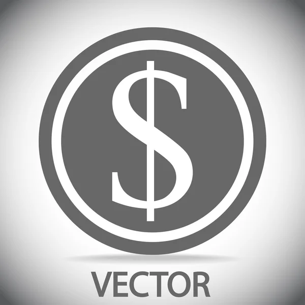 Geld pictogram ontwerp — Stockvector