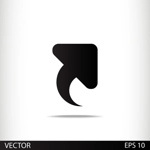 Omhoog pijlpictogram — Stockvector