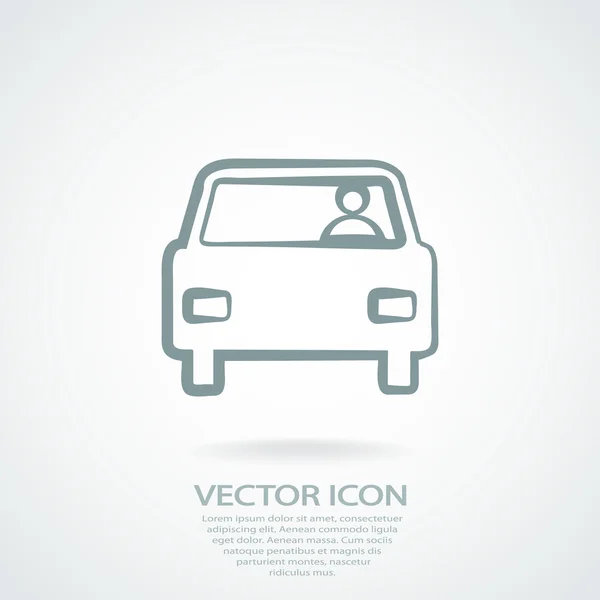 Icône de voiture — Image vectorielle