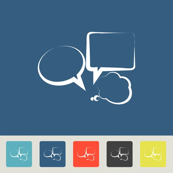 Speech bubble icon — Stock Vector